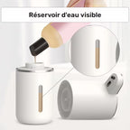 1x Dispenser di sapone automatico 380ml | Fissaggio a parete, ricaricabile, batteria al litio, marca DONASIRA